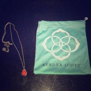 Kendra Scott Ruby birthstone necklace